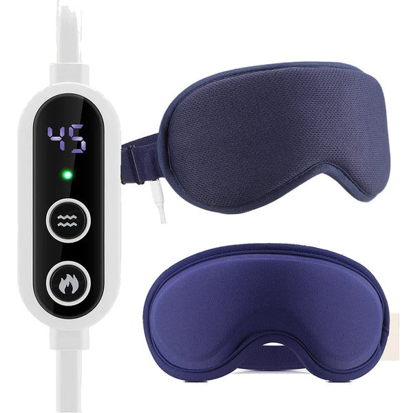Heated Vibrating Eye Mask for Fatigue and Sleep Relief